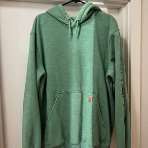 Carhartt Men's Mint Green Hoodie